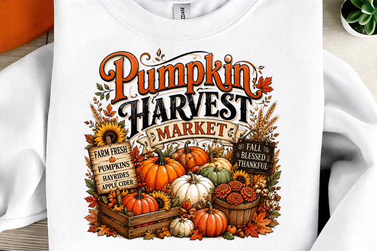 Autumn Sublimation, Fall Sublimation, Pumpkin Autumn PNG