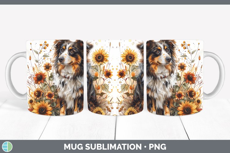 Australian Shepherd Clipart Image 9