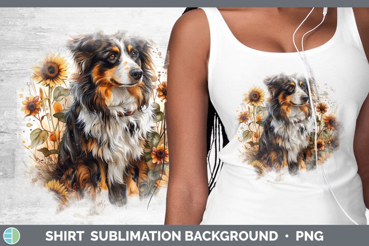 Australian Shepherd Clipart Image 3
