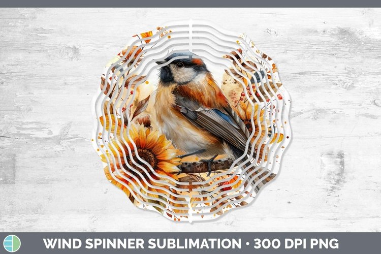 GorgeousAutumn Sunflowers Wind Spinner design.