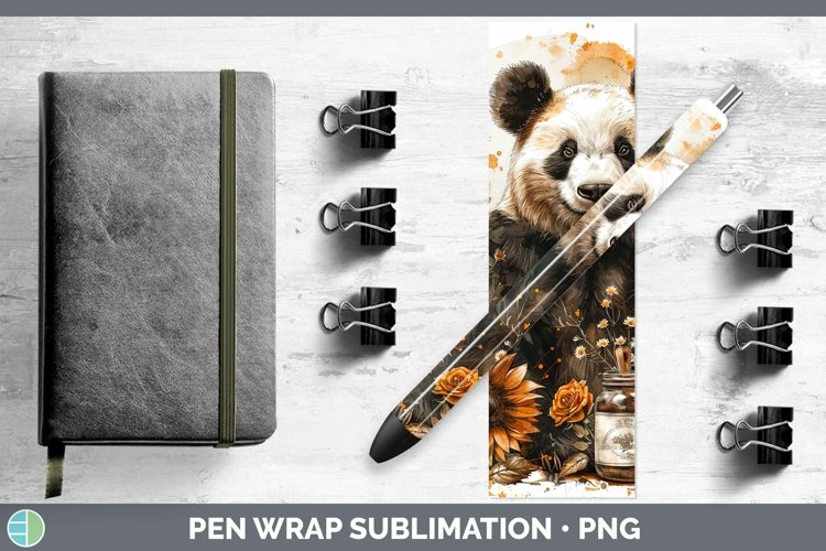 GorgeousAutumn Sunflowers Pen Wrap design.