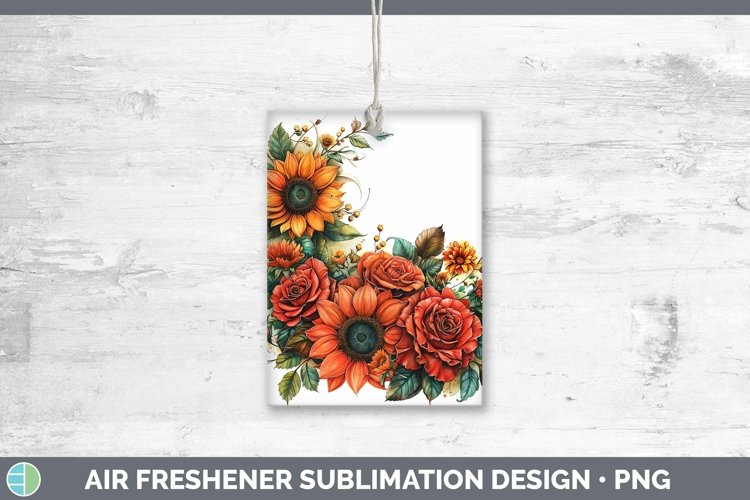 GorgeousAutumn Sunflowers Air Freshener design.