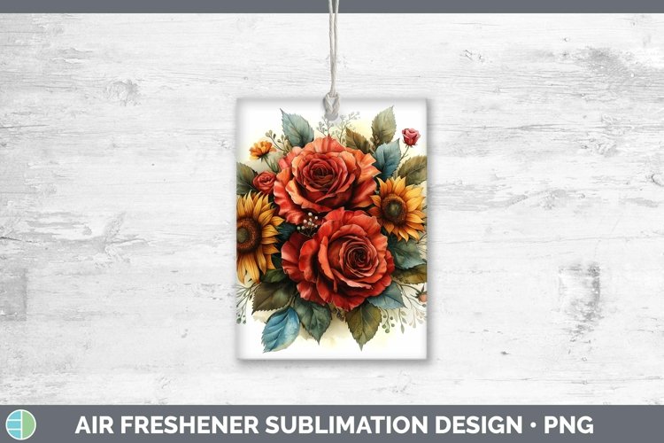 GorgeousAutumn Sunflowers Air Freshener design.