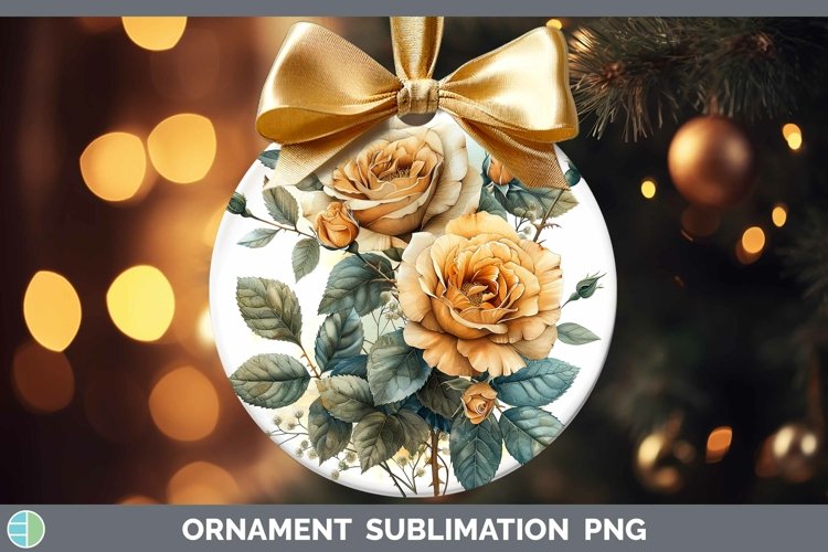 GorgeousAutumn Sunflowers Ornament design.