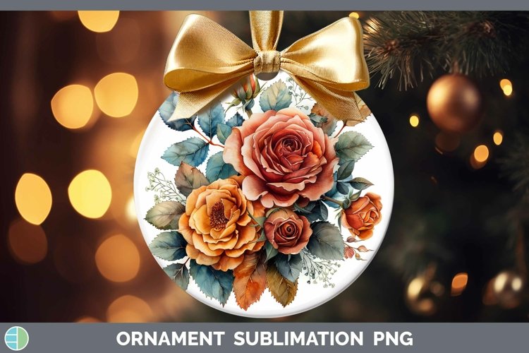 GorgeousAutumn Sunflowers Ornament design.