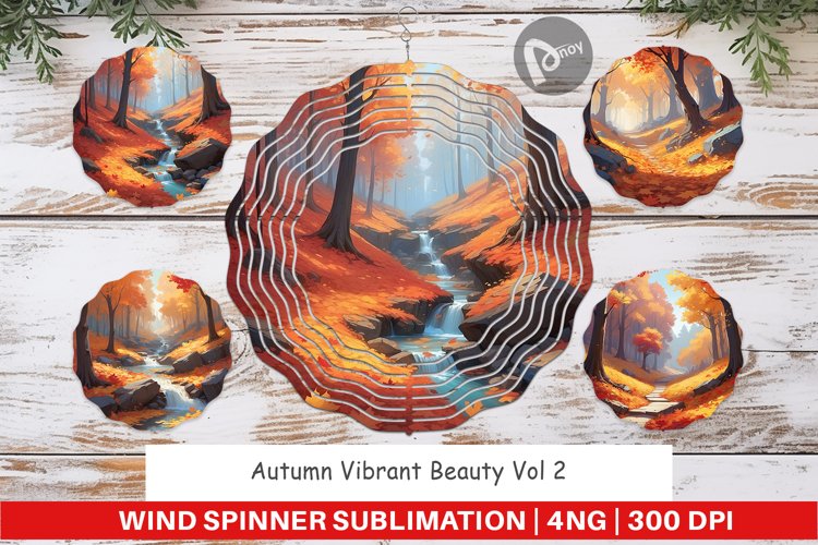 Wind Spinner Autumn Vibrant Beauty