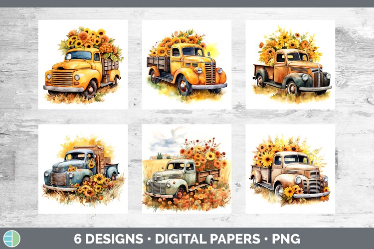 Vintage Truck Clipart