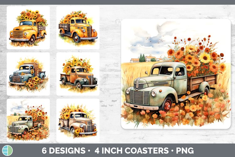 Vintage Truck Clipart Image 15