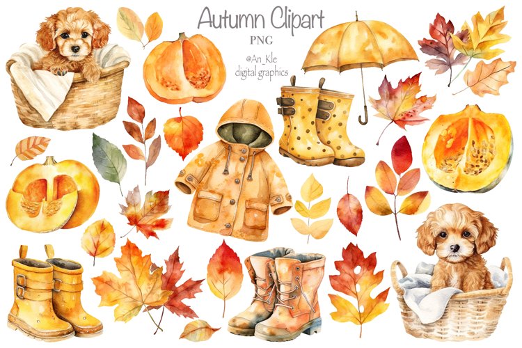 Fall clipart example image 1