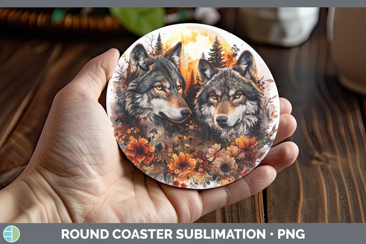 GorgeousAutumn Round Coaster design.