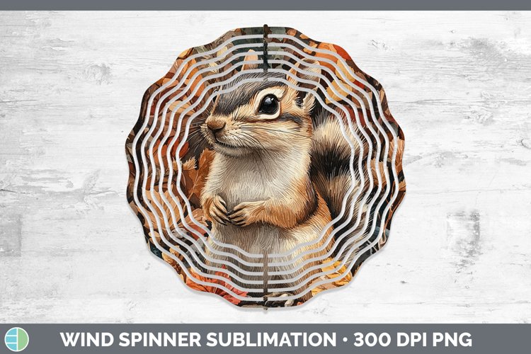 GorgeousAutumn Woodland Animals Wind Spinner design.