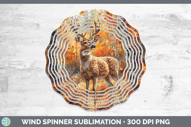 GorgeousAutumn Woodland Animals Wind Spinner design.