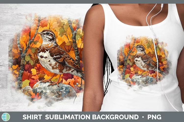Autumn Woodland Animals Grouse Shirt Sublimation Sublimation