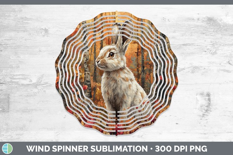 GorgeousAutumn Woodland Animals Wind Spinner design.