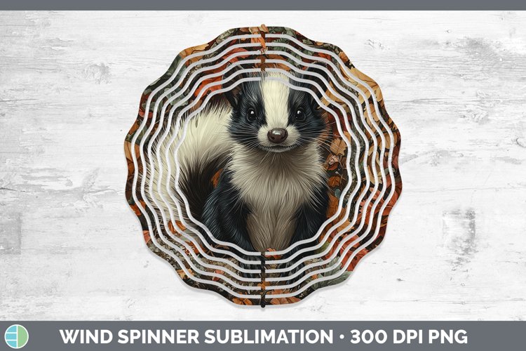 GorgeousAutumn Woodland Animals Wind Spinner design.
