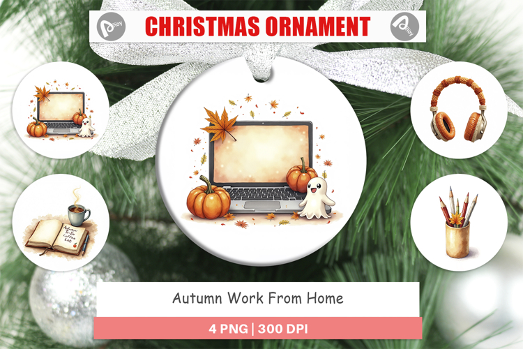 Christmas Ornament Sublimation Designs Image 8