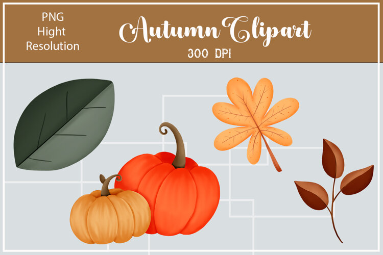 Autumn Clipart Transparent Background PNG example image 1