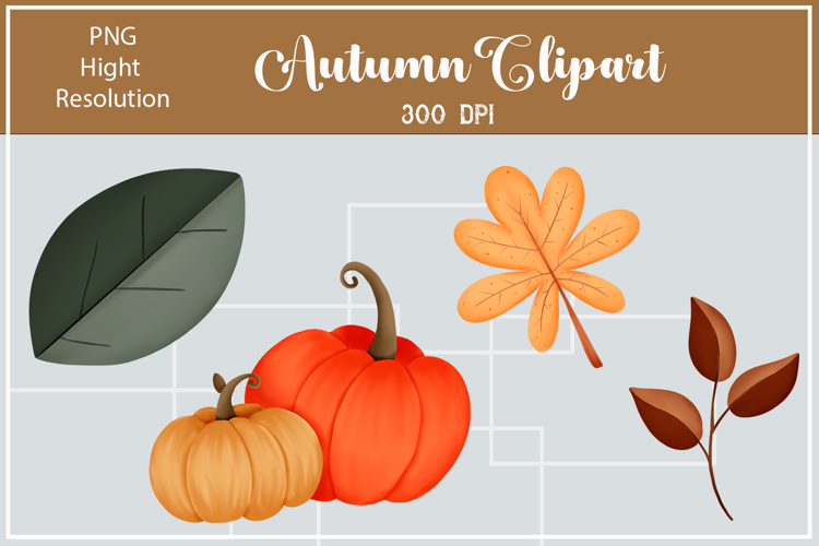 Autumn Clipart Transparent Background PNG