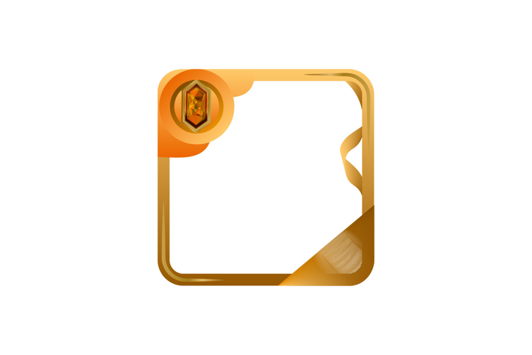 Avatar gradient frame art and border with diamond element example image 1