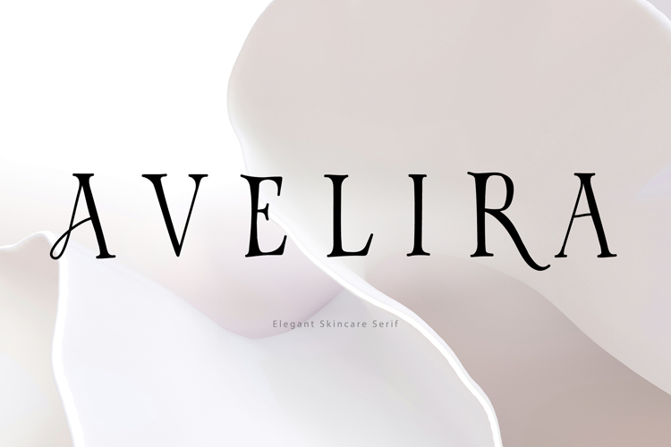 AVELIRA Elegant Skincare Serif Font