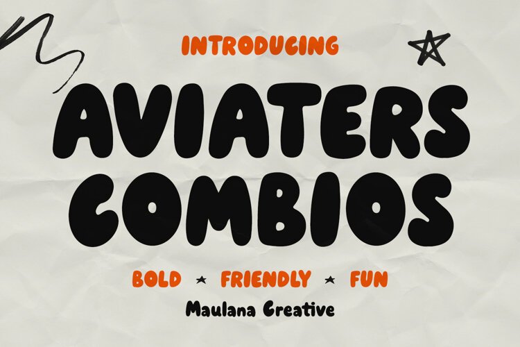 Aviaters Combios Bold Friendly Display Font example image 1