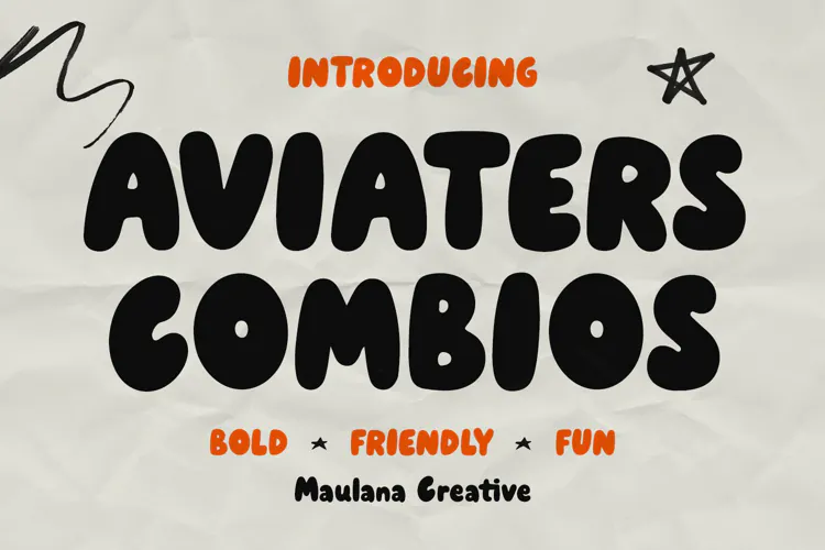 Aviaters Combios Bold Friendly Display Font