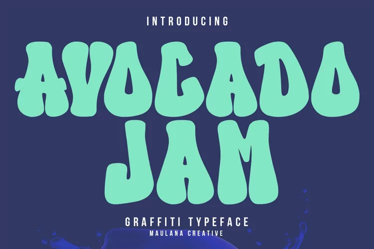 Avocado Jam Graffiti Typeface