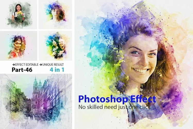 Awesome Watercolor Painting Effect