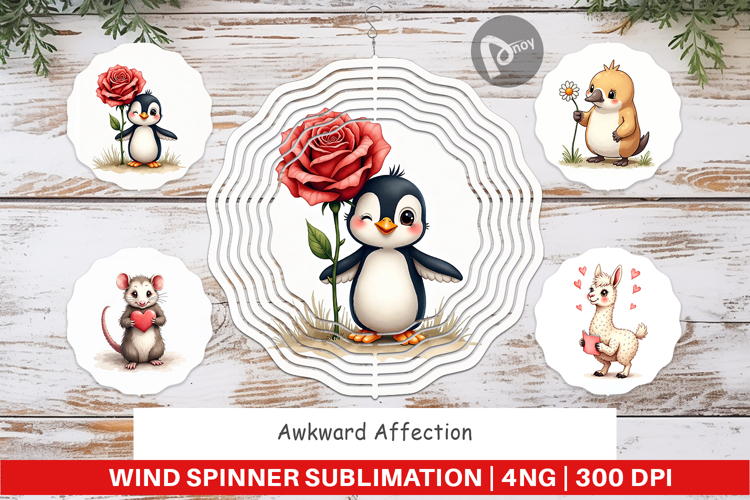 Awkward Affection Wind Spinner