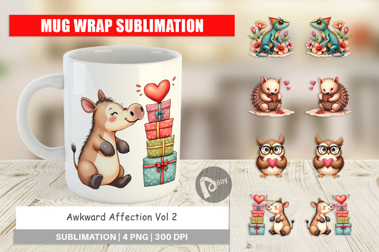 Awkward Affection Mug Wrap