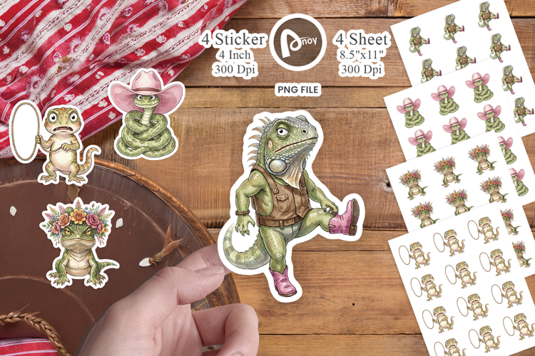 Awkward Desert Animal Sticker