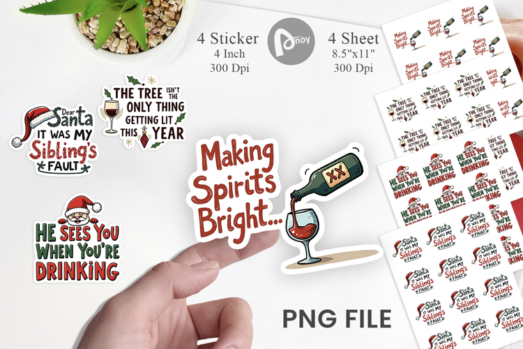 Awkward Christmas Quotes Sticker