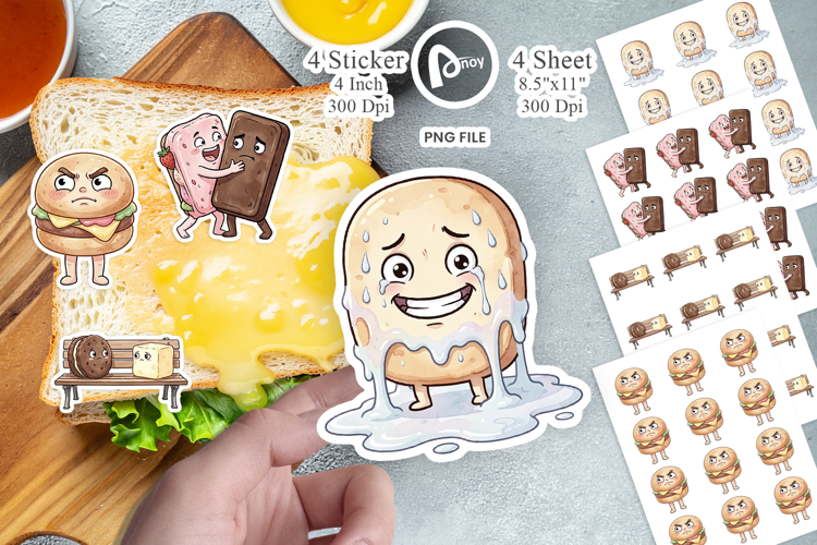 Awkward Ice Cream Date Sticker