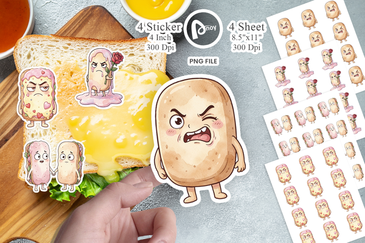 Awkward Ice Cream Date Sticker