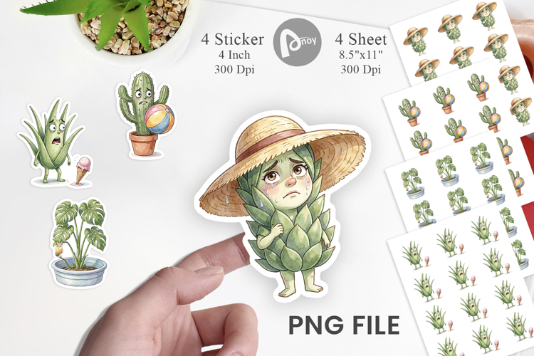 Awkward Introvert Mom Flora Sticker