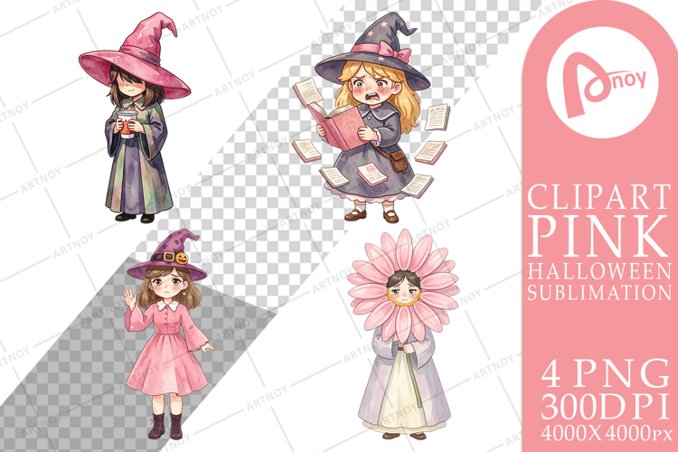 Awkward Pink Witch Sublimation