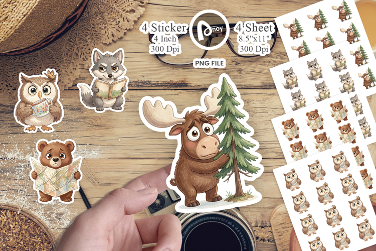 Awkward Wilderness Sticker