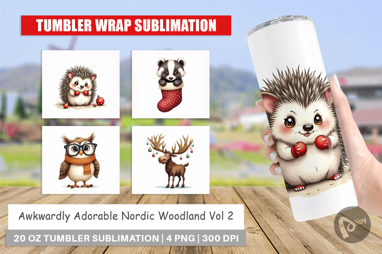 Nordic Woodland Tumbler