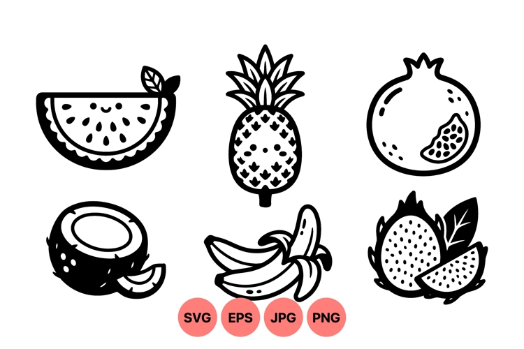 Cute Fruit Clipart Image 3