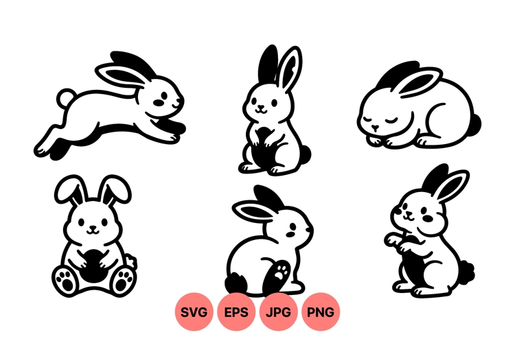 Bunny Graphic Image 6