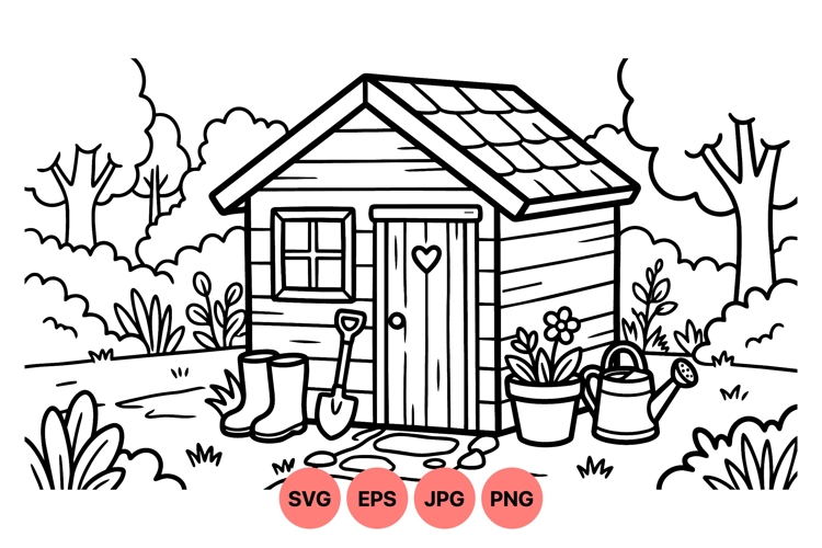 Flower Garden Clipart Image 4