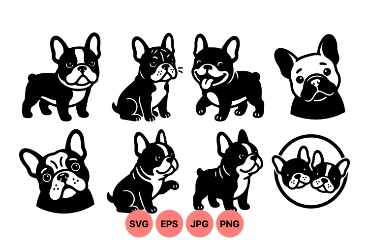 French Bulldog Clipart