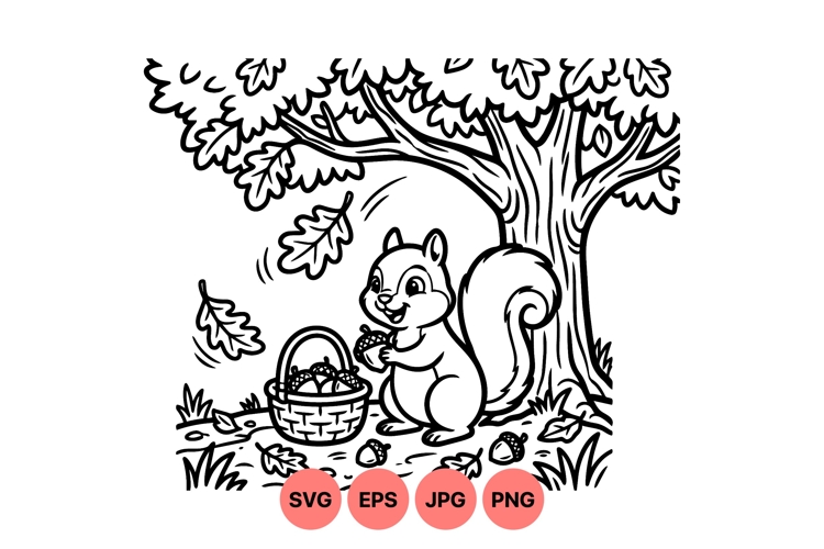 Squirrel Clipart Image 6