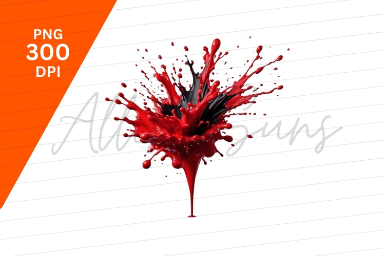 Paint Splatter Clipart Image 8