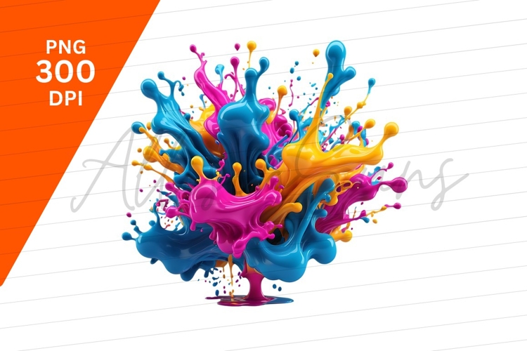 Paint Splash Png Image 19