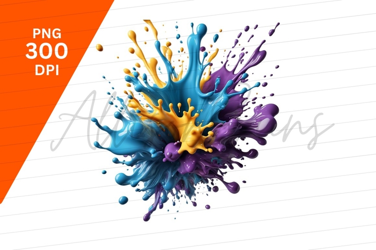 Paint Splash Png Image 4