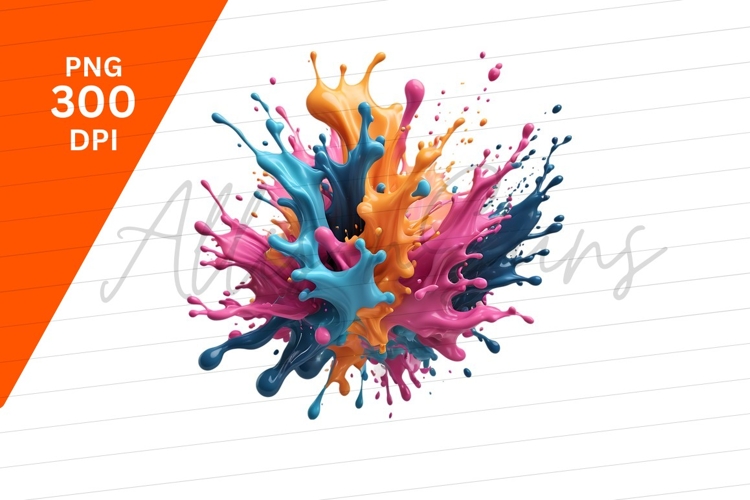 Paint Splash Png Image 3