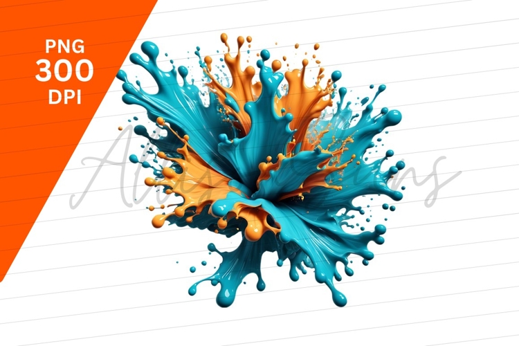 Paint Splash Png Image 13
