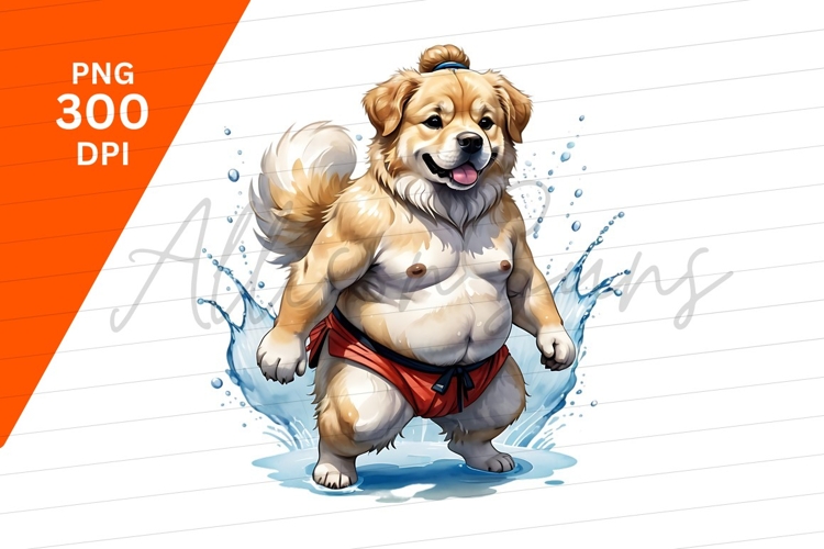 Golden Retriever Clipart Image 6