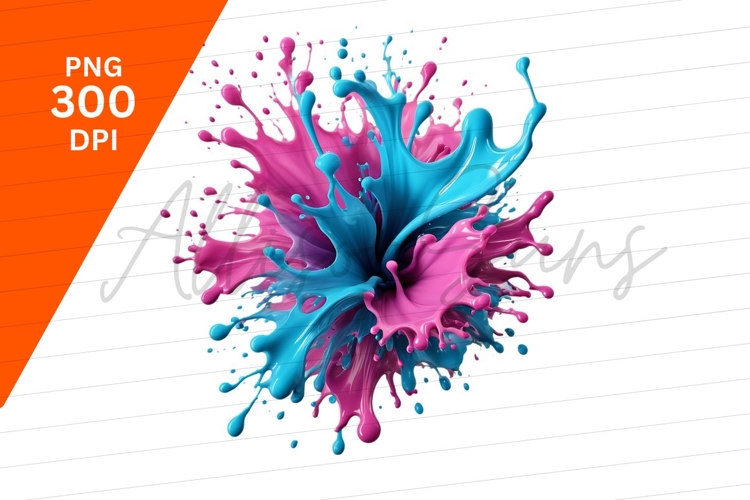 Paint Splash Png Image 12